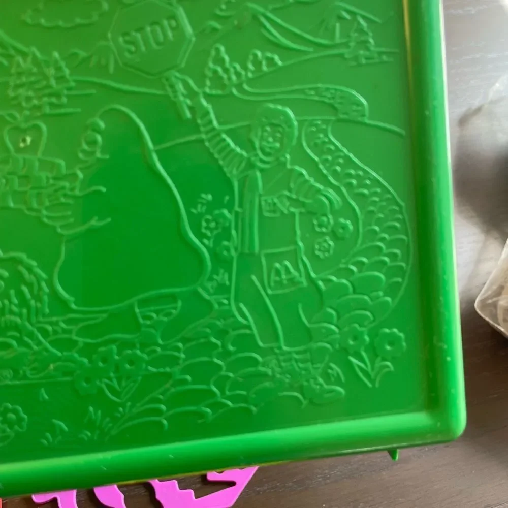 McDonald’s Bulletin Board Boxes Red and Green McDonald’s Combs Activity pieces